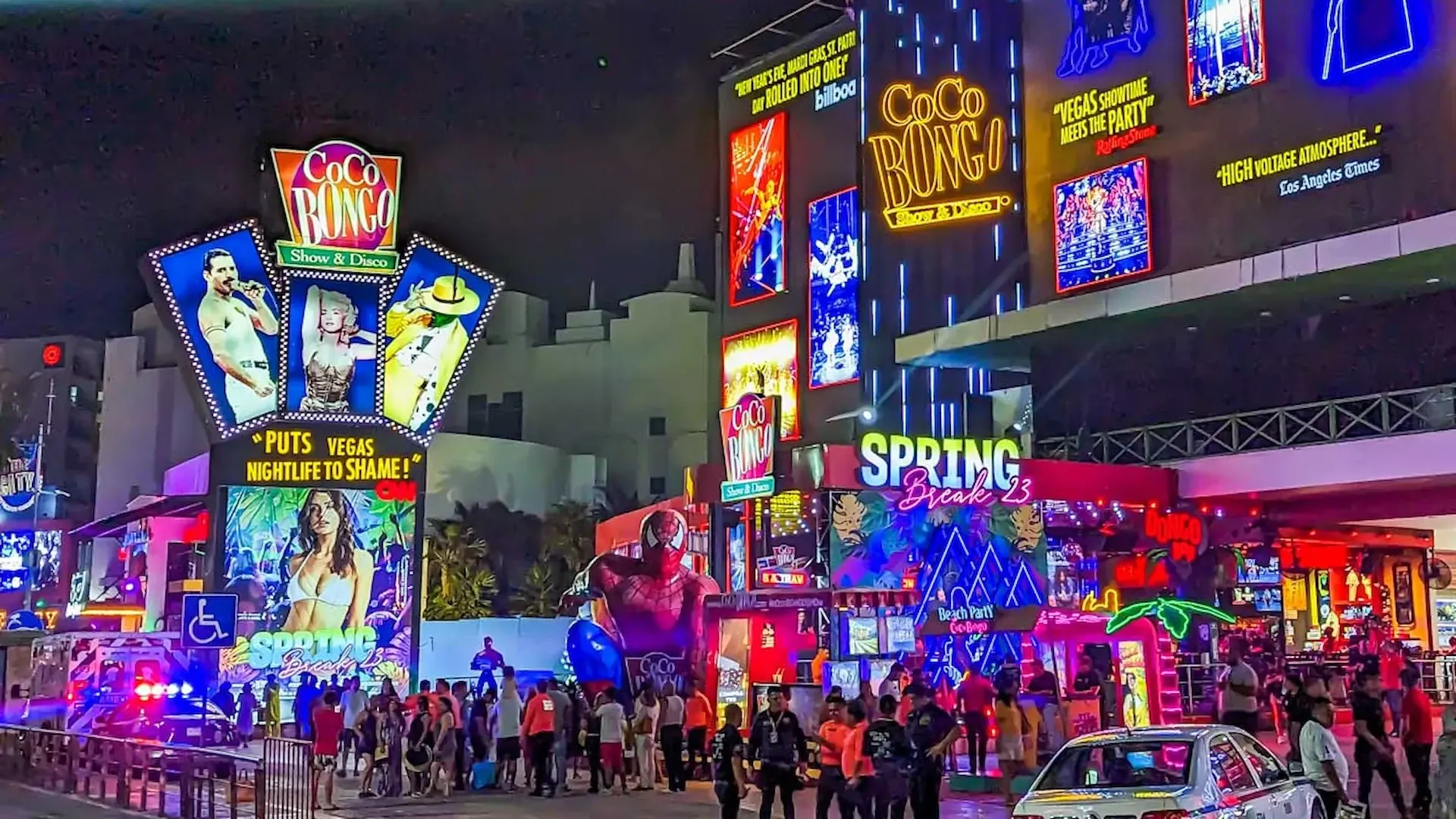 Pista de baile y show de Coco Bongo